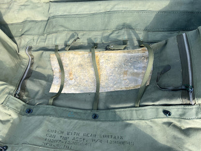 M35A2 2.5 TON CANVAS CAB COVER 12300649 2540-01-155-0104