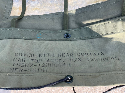 M35A2 2.5 TON CANVAS CAB COVER 12300649 2540-01-155-0104