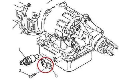 HET A1 M1070A1 Vacuum Modulator Retainer Clip Bracket 8627650 TH400 | NSN 2520-00-557-6619