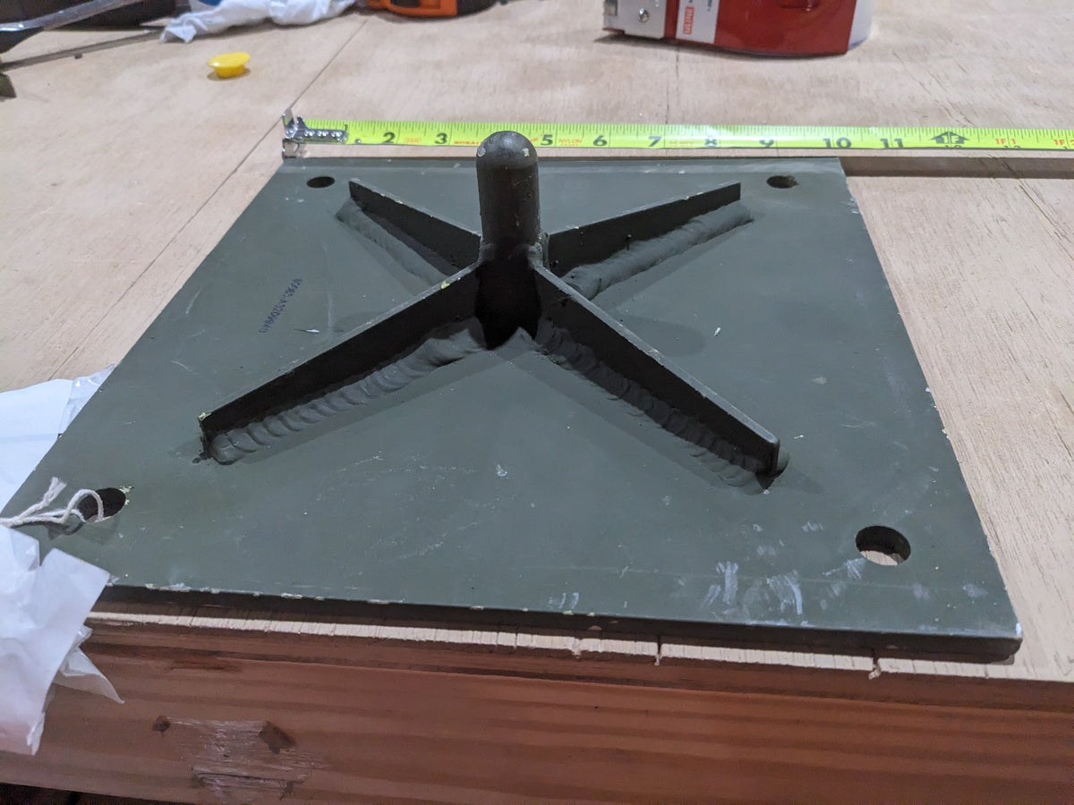 The Will-Burt Company A3209940 Plate, Base, Tower Support - NSN 5445-01-422-1914 - photo 1