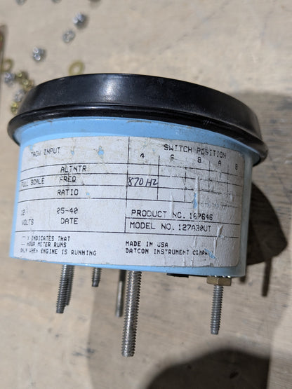 U S Army Tank Automotive Command 12275405 Electronic Tachometer - NSN 6680-01-167-8117 - photo 2