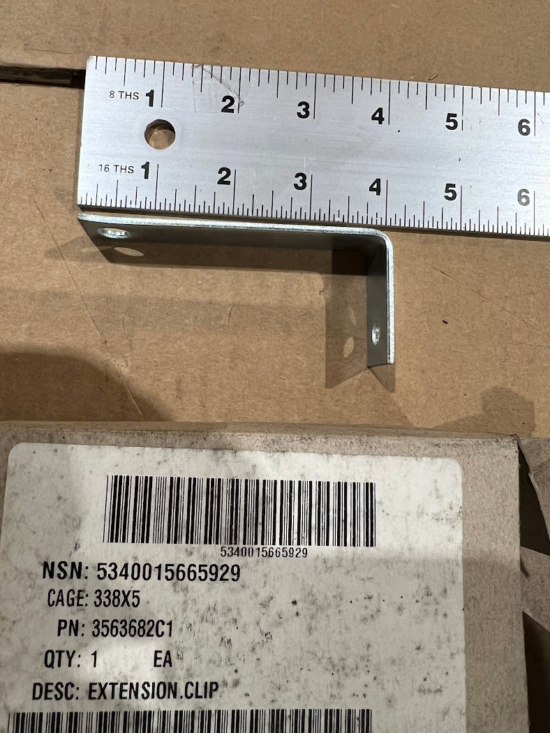 Military Mrap 2 Variants Navistar 3563682C1 Clip Extension NSN 5340-01-566-5929 OEM New — photo 5