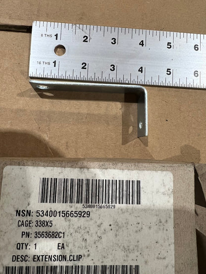 Military Mrap 2 Variants Navistar 3563682C1 Clip Extension NSN 5340-01-566-5929 OEM New — photo 5