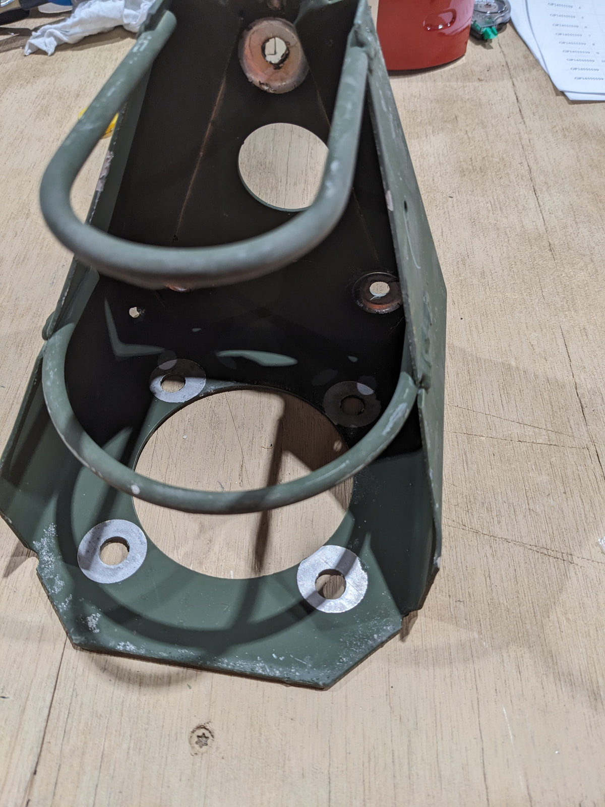 US Army Communications & Electronics A3014546-1 Mounting Bracket - NSN 5340-01-391-2742 - photo 1