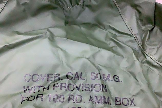 50 Cal M2 Vinyl Cover 11631791 1005-00-487-4100