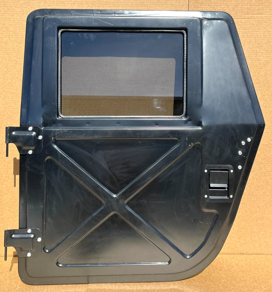 NEW BLACK METAL HMMWV DRIVER'S SIDE REAR DOOR LH X DOOR 2501-01-254-1501