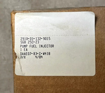AMBAC FUEL METERING AND DISTRIBUTING SUPPLY INJECTOR PUMP SGB25C-23 10947153 2910-01-132-9015