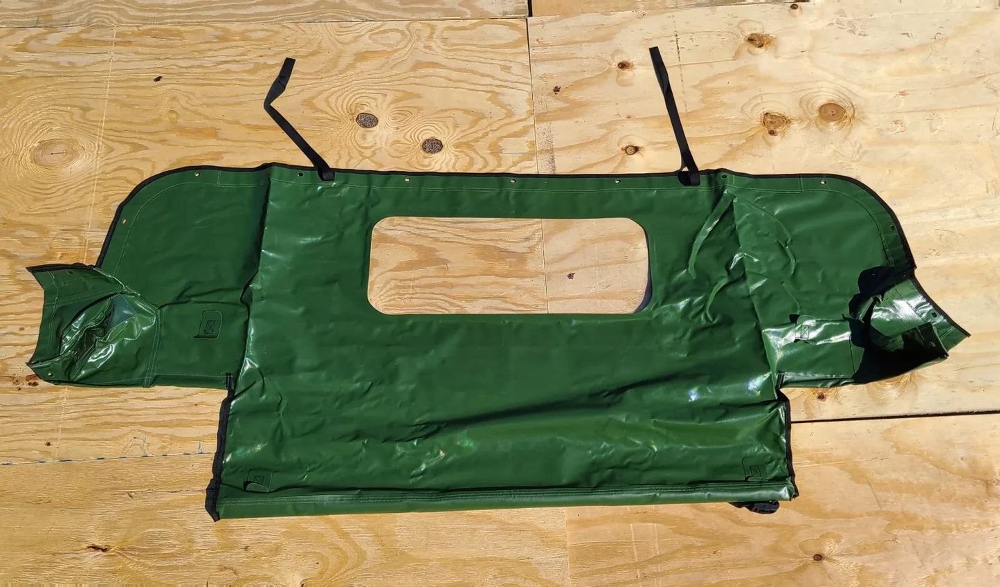 NEW HMMWV 4 Man GREEN SOFT TOP ROOF + CURTAIN KIT HUMVEE M998 12340676 HUMMER
