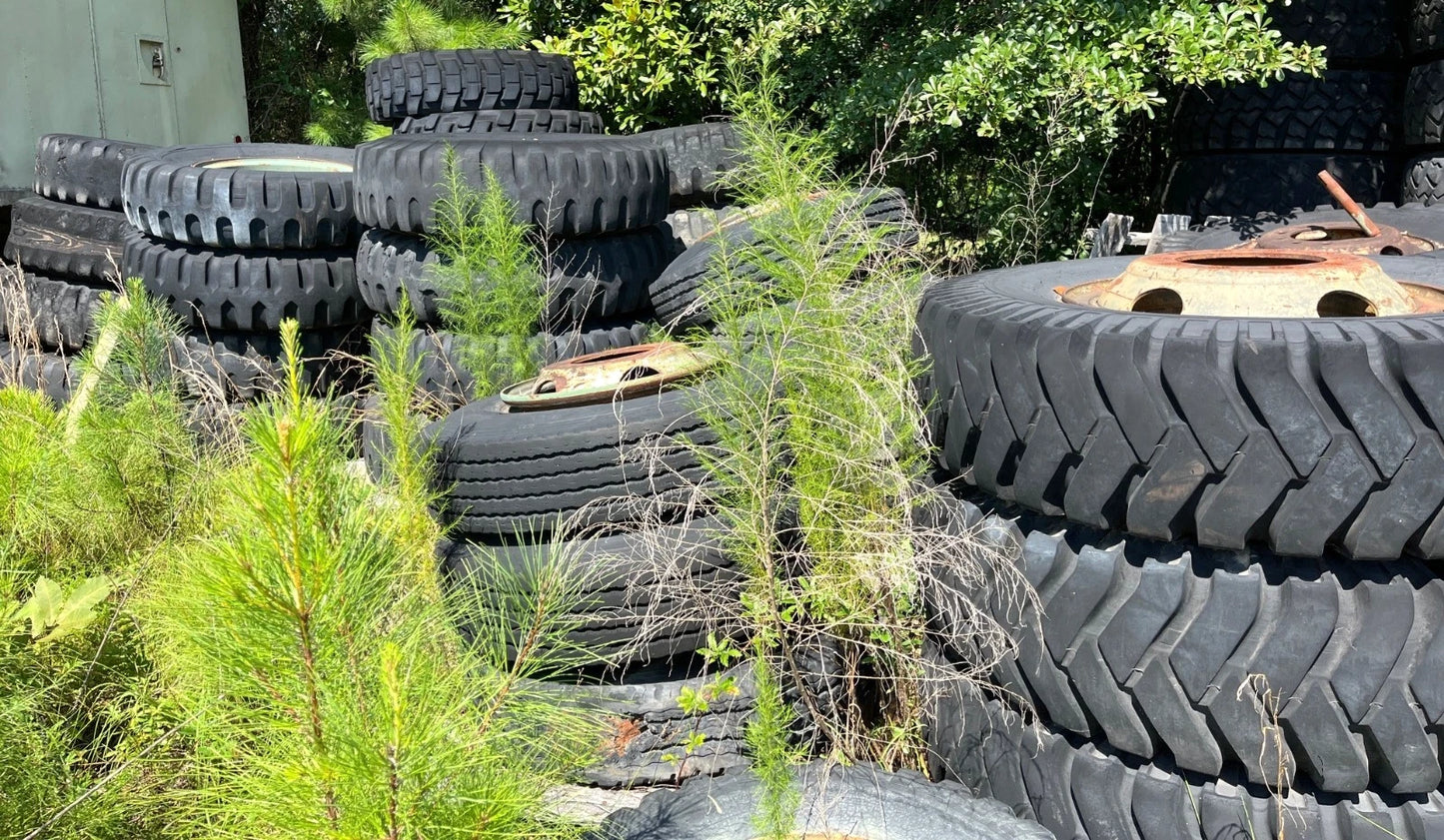 FREE MILITARY TRUCK TIRES ONLY (NO WHEELS) ALL SIZES PICKUP ONLY *NOT ROAD SAFE*