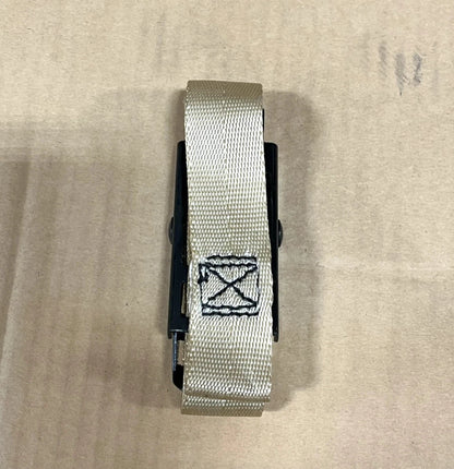 (4) M998 HMMWV HUMVEE TAN STRAP WEBBING STRAP, WEBBING STORAGE RACK MILITARY