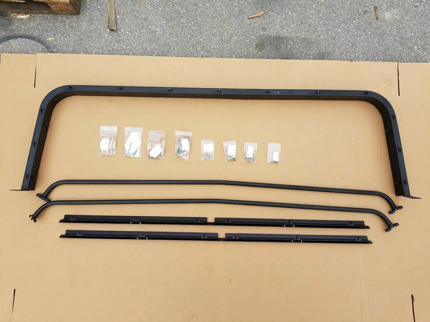 HMMWV 4 MAN SOFT TOP KIT CAMO M998 C-Pillar/Bows/Rails/Hardware - (NO DOORS)