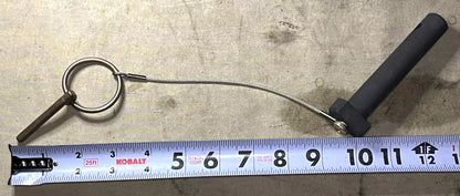 MILITARY TOW BAR PIN ASSEMBLY 3/4 INCH HMMWV M35 HEAVY DUTY PIN 7551077