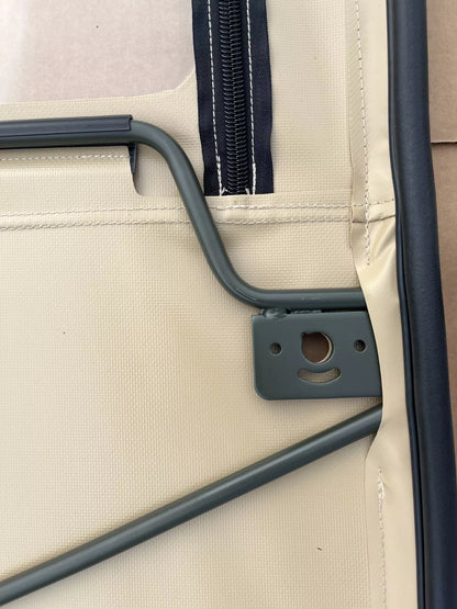 M998 HMMWV HUMVEE 2 MAN TAN SOFT TOP KIT 2 DOOR SET CURTAIN BOW RAIL HARDWARE