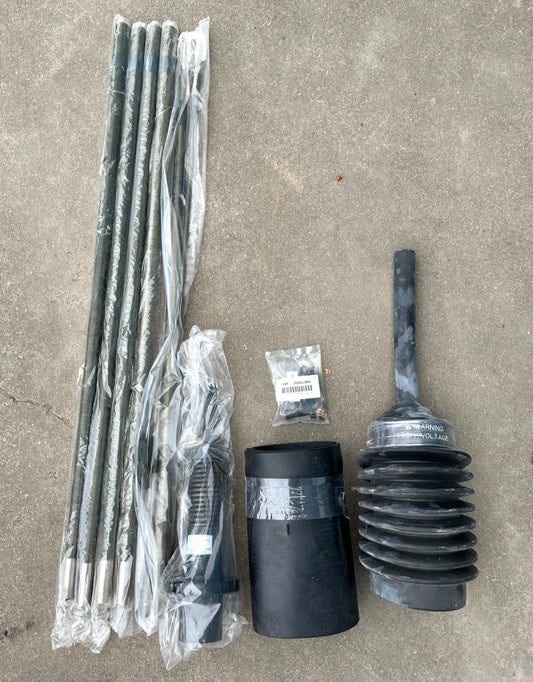 HARRIS HEAVY DUTY 35FT LOCKING HIGH VOLT ANTENNA KIT SB-V35FHV 5985-01-541-8880