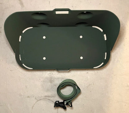 NEW M151 FUEL CAN MOUNTING BRACKET W/STRAP 6566675, 13211E4921, 2590-00-473-6331