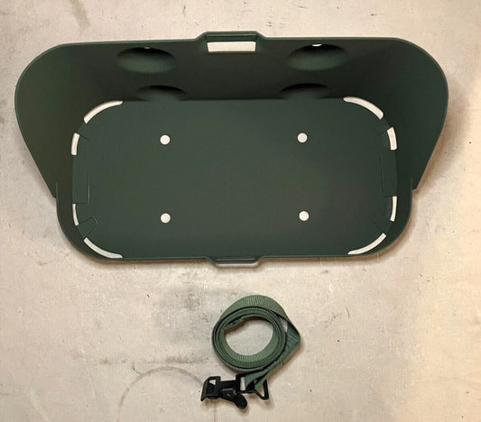 NEW M151 FUEL CAN MOUNTING BRACKET W/STRAP 6566675, 13211E4921, 2590-00-473-6331