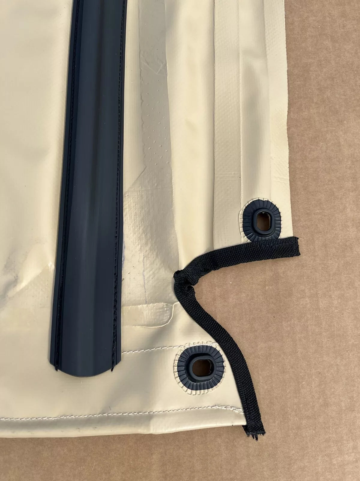 M998 HMMWV HUMVEE 2 MAN TAN SOFT TOP KIT 2 DOOR SET CURTAIN BOW RAIL HARDWARE