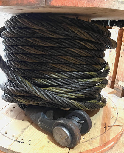 OSHKOSH 4X4 M984 HEMTT WRECKER WINCH WIRE ROPE ASSY 1308010-U 4010-01-281-5201