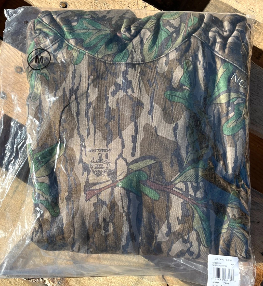NOMAD OUTDOOR x MOSSY OAK HUNTING HOODIE CAMO GREENLEAF / BOTTOMLAND / S-XXL