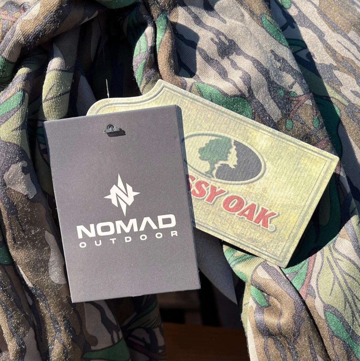 NOMAD OUTDOOR x MOSSY OAK HUNTING HOODIE CAMO GREENLEAF / BOTTOMLAND / S-XXL