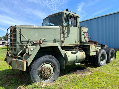 1979 M916 20 TON 6X6 TRACTOR TRUCK FIFTH WHEEL WINCH WITH 9,000 MILES AS-IS