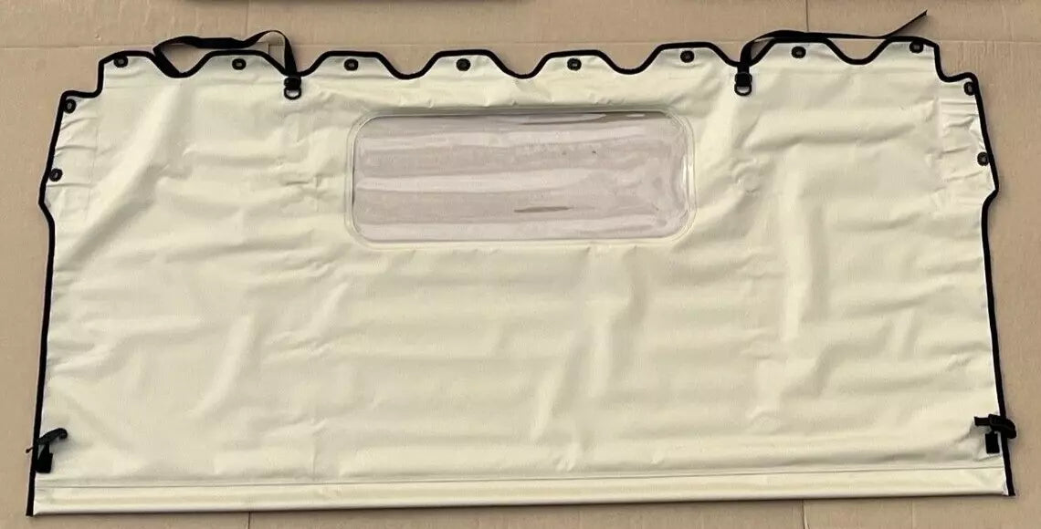 M998 HMMWV HUMVEE 2 MAN TAN SOFT TOP KIT 2 DOOR SET CURTAIN BOW RAIL HARDWARE