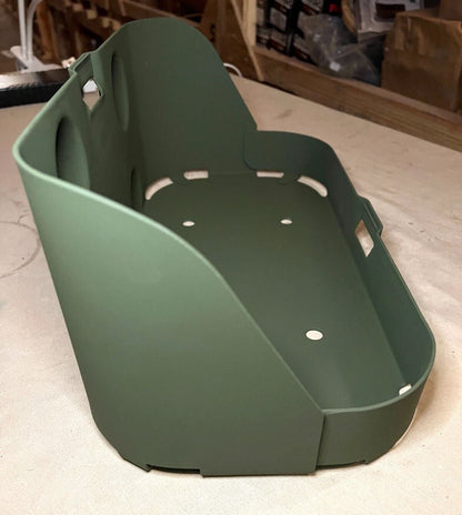 NEW M151 FUEL CAN MOUNTING BRACKET W/STRAP 6566675, 13211E4921, 2590-00-473-6331