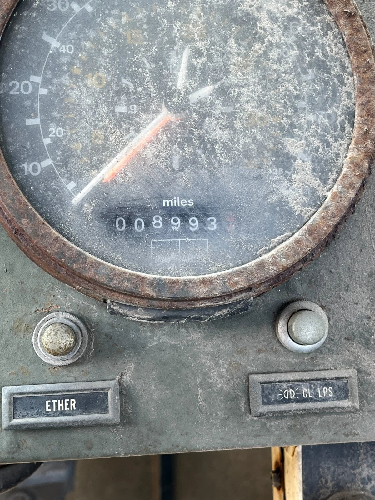 1979 M916 20 TON 6X6 TRACTOR TRUCK FIFTH WHEEL WINCH WITH 9,000 MILES AS-IS