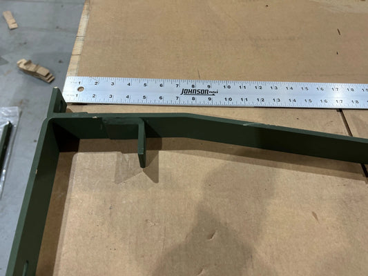 PLS LOADING SYSTEM 1757770 GREEN MULTIPLE ANGLE SUPPORT BRACKET 5340-01-356-9486