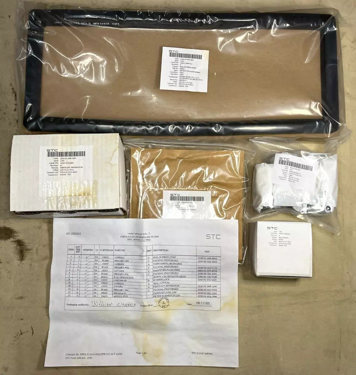4910-01-117-7943	 MAINTENANCE KIT,VEHICULAR 5705145 105/120MM, M1