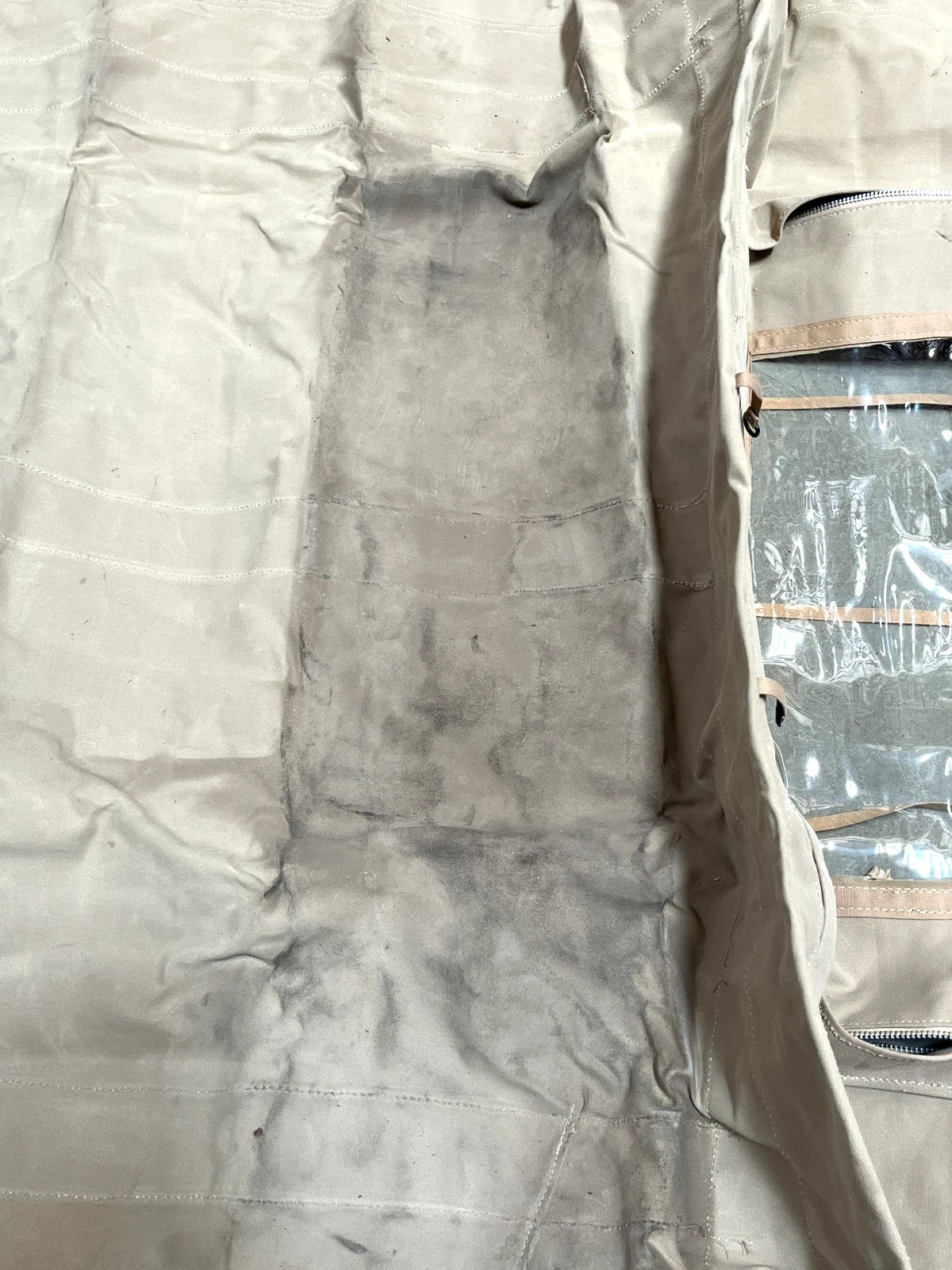 M35A2 2.5 TON TAN CANVAS CAB COVER 12300649 2540-01-155-0104