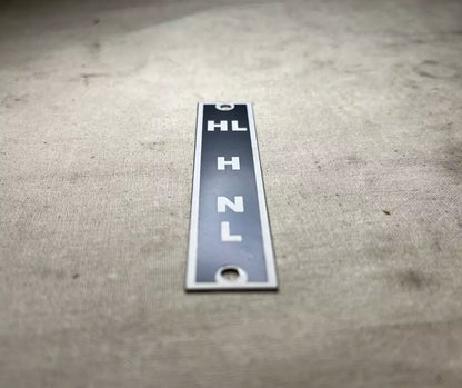 M998 HMMWV SHIFTER PLATE 9905-01-207-6304 12338433 5583355