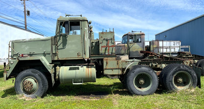 1979 M916 20 TON 6X6 TRACTOR TRUCK FIFTH WHEEL WINCH WITH 9,000 MILES AS-IS