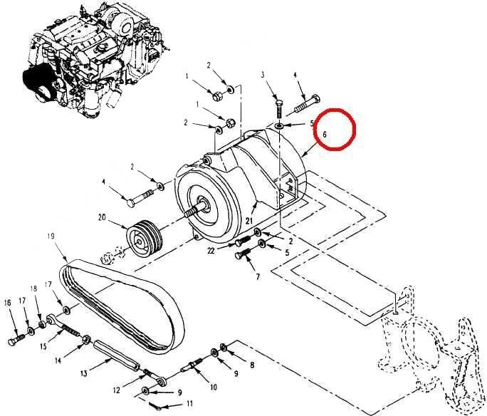 2920-01-147-1575 ALTERNATOR  12320970 200 amp M113 apc Military 200 AMP Alternator