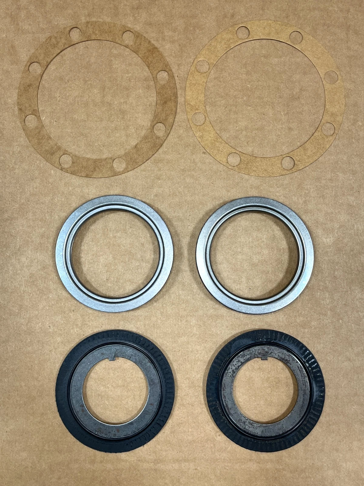 6pc. REAR AXLE HUB SEAL REBUILD KIT WITH GASKETS 2 1/2 TON M35A2 MILITARY TRUCK