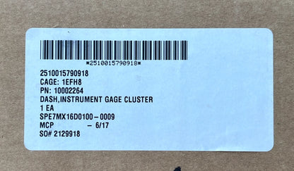 NEW OEM MRAP COUGAR DASH INSTRUMENT GAGE CLUSTER 10002264 2510-01-579-0918