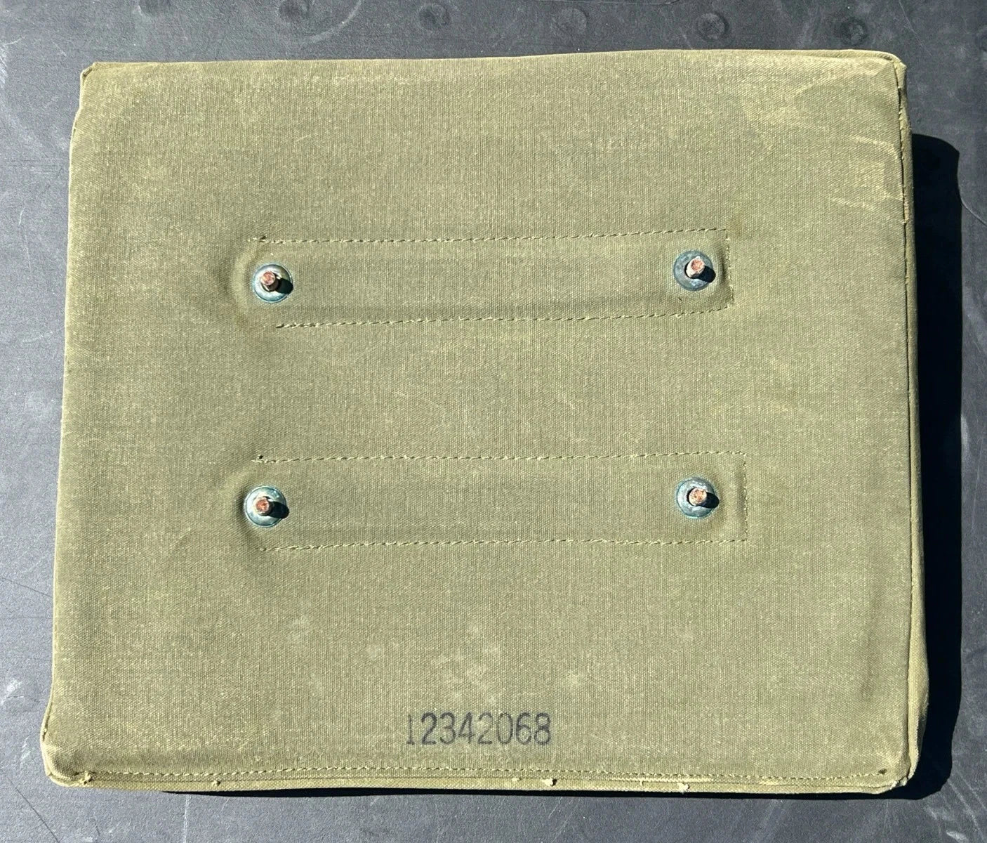 HMMWV HUMVEE M998 2 MAN FRONT GREEN SEAT CUSHION KIT M1097/M1038/H1 AM GENERAL