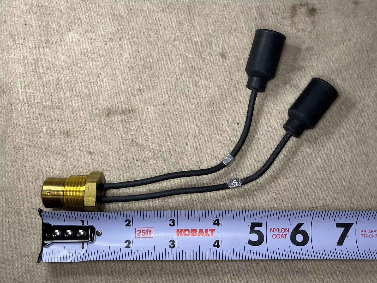 Thermostatic Switch (Engine Fan) For HMMWV, 12338599 5930-01-237-7322