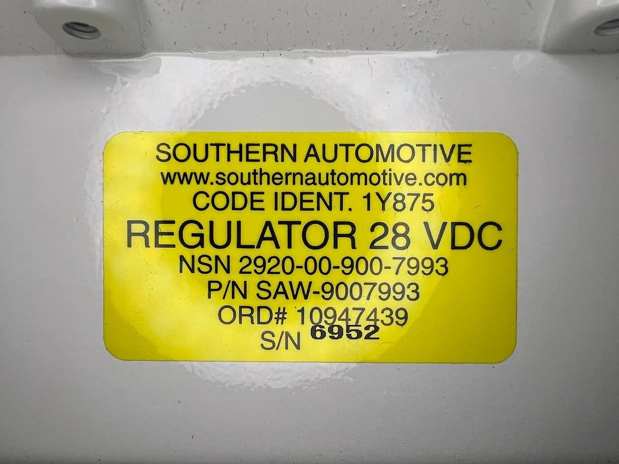M109 100 Amp Tank Howitzer Voltage Regulator 10947439 2920-00-900-7993