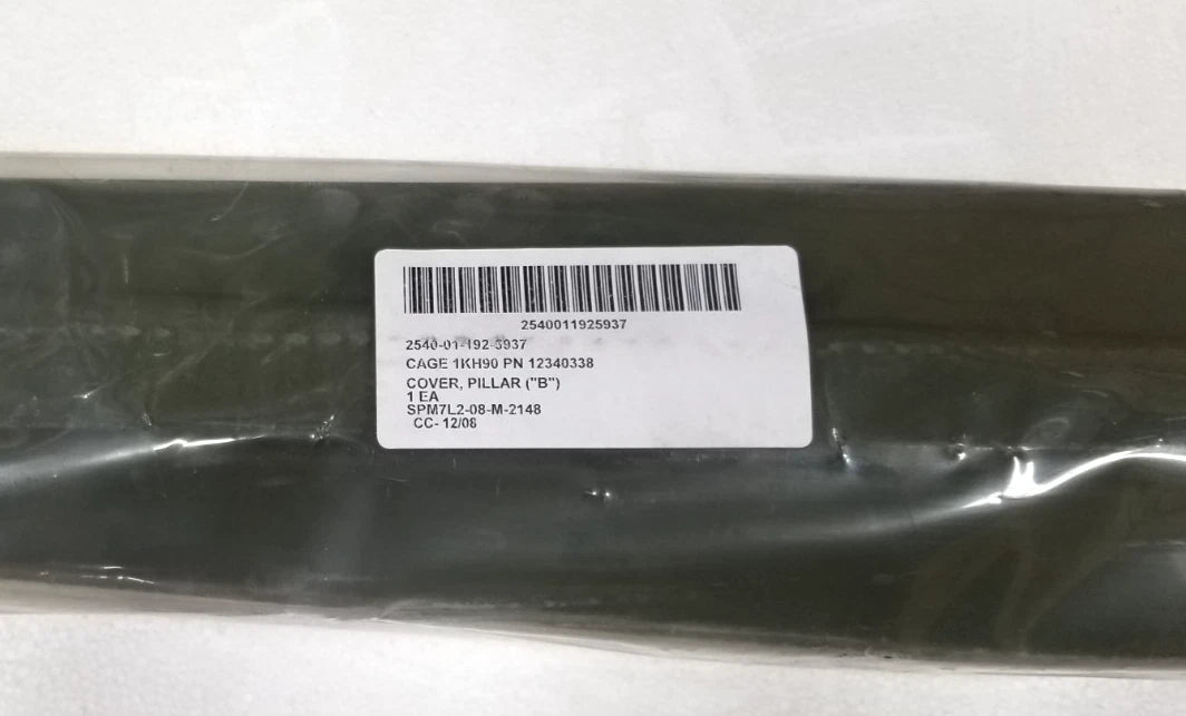 NEW MILITARY HMMWV B PILLAR COVER 12340338 2540-01-192-5937 HUMVEE M998 HARD TOP