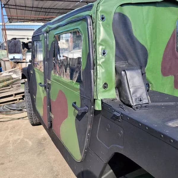 HMMWV 4 MAN SOFT TOP KIT CAMO M998 C-Pillar/Bows/Rails/Hardware - (NO DOORS)