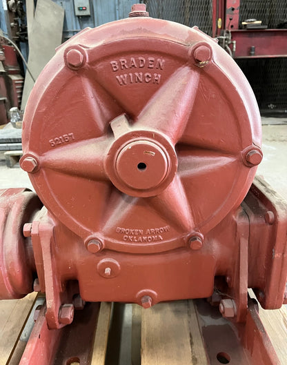 BRADEN 45K HYDRAULIC WINCH M911 LH MOTOR READY TO INSTALL 2590-01-063-5385