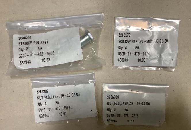 2540-01-555-3008	3653742 DOOR LATCH KIT,MASS	MTVR MK23