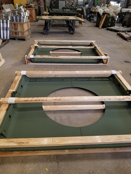 HMMWV HUMVEE HUMMER HARD TOP ROOF TURRET SHELL, SLANTBACK, MILITARY,M998