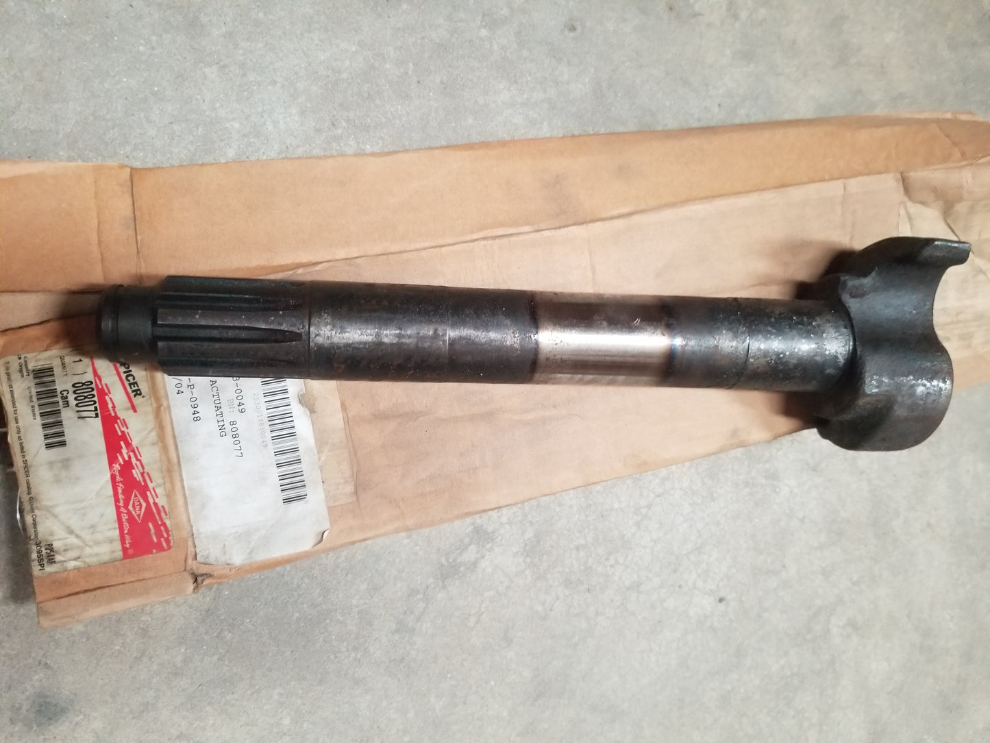 Spicer Camshaft Actuating Brake Shoe 2530-01-483-0049	 808077 808077 HEMAT TRAILER
