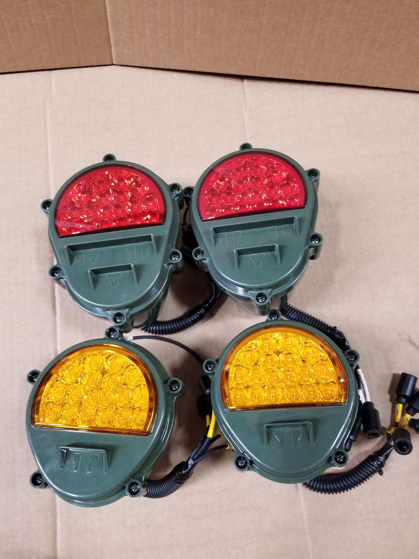 NEW LED HMMWV CONVERSION LIGHT KIT BRAKE TURN SIGNAL SIDE MARKER M998 M35A2 M939