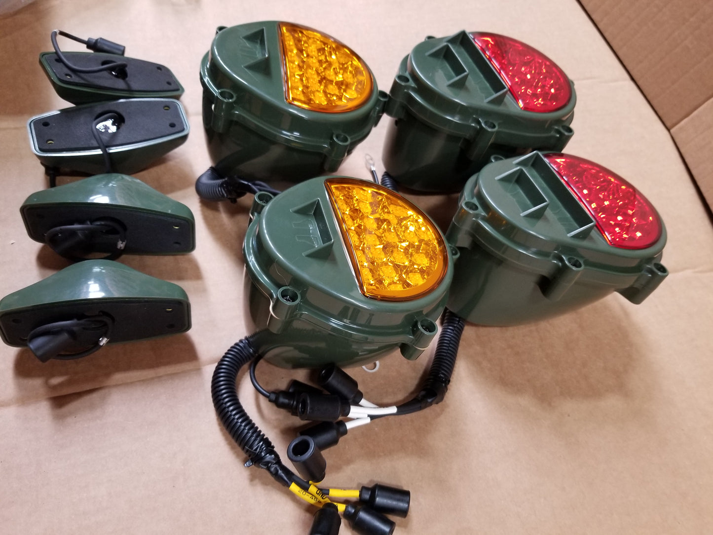 NEW LED HMMWV CONVERSION LIGHT KIT BRAKE TURN SIGNAL SIDE MARKER M998 M35A2 M939