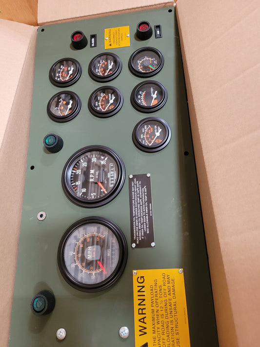 OSHKOSH HEMTT MK48 DASH PANEL  1430590U 2510-01-233-4841	HET