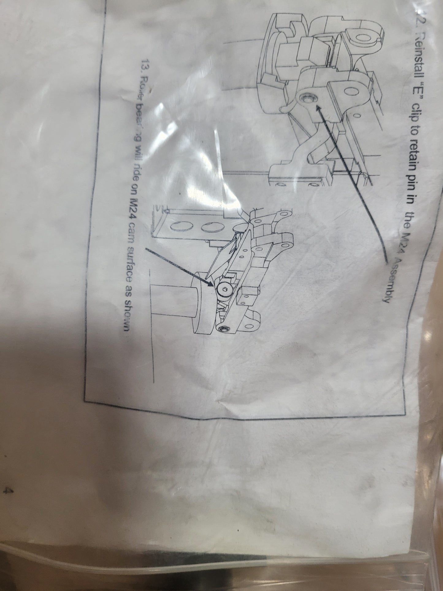 13013833 CAM FOLLOWER ASSEMBLY M24 5340-01-556-2819	 13013834  CH-47 DOOR WINDOW
