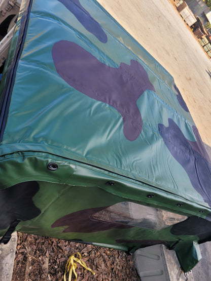 HMMWV 4 MAN  SOFT TOP Selection, Doors, Roof, Curtain Etc BLACK GREEN